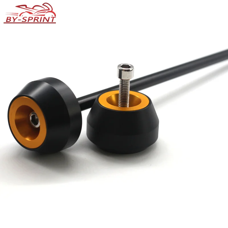 Алюминиевая передняя и задняя оси вилки для мотоцикла CNC защита колес скользящие