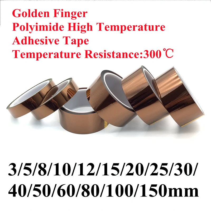 Купи High Temperature Heat BGA Tape Thermal Insulation Tape Polyimide Adhesive Insulating Adhesive Tape 3D Printing Board Protection за 562 рублей в магазине AliExpress