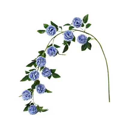 blue Искусственные цветы Xuanxiaotong, 1 шт., 145 см., голубой пион, 11 головок, розовые пионы, цветы, Виноградная лоза, для дома, вечерние, розы, украшения для сада - Цвет: blue