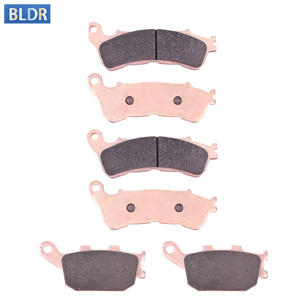 

Long Life Front Rear Brake Pads For Honda XL700 XL700V Transalp 3piston front caliper front rear wheels XL 700 CBF1000 CBF 1000