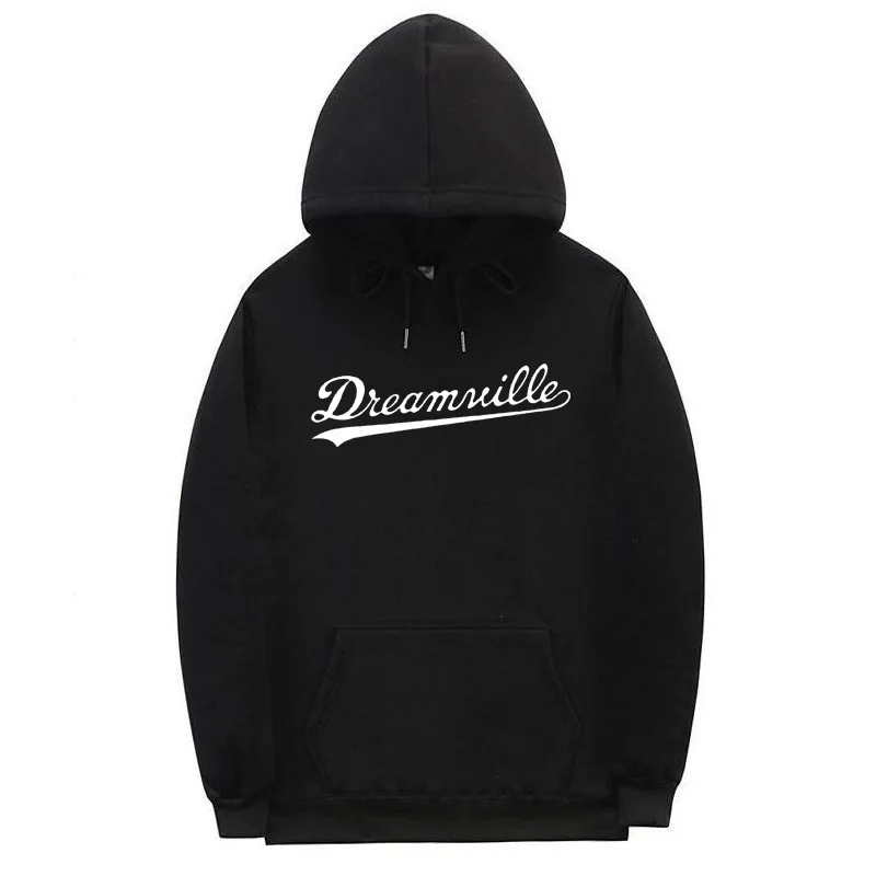 Новинка худи в уличном стиле Мужская толстовка хип хоп Dreamville J Cole с логотипом