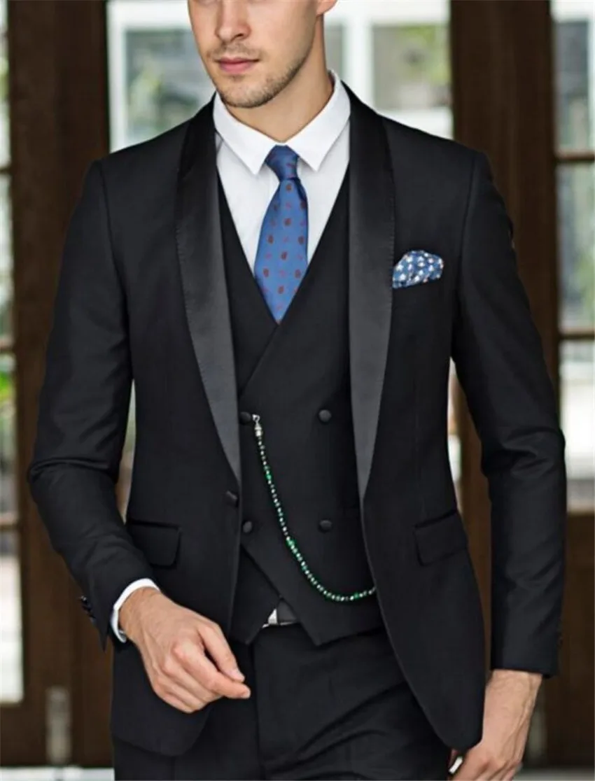 2020 new men's wedding banquet business men's suit Suit Tuxedo Suit performance suit (jacket + pants + vest)