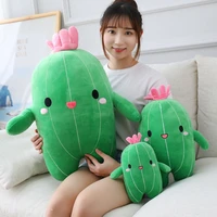 new arrival 254060cm cartoon cactus plush toys kawaii stuffed soft doll for children baby kids toys classic birthday gifts