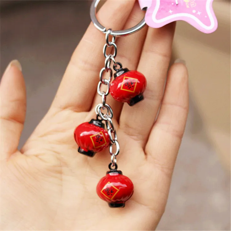 1 шт. Omamori Мультфильм Креативный счастливый фу фонарик колокольчик брелок pom llaveros