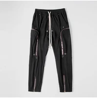 american famous brand ro 2020ss new multi zipper casual pants sweatpants men trousers mens pants streetwear techwear y2k traf