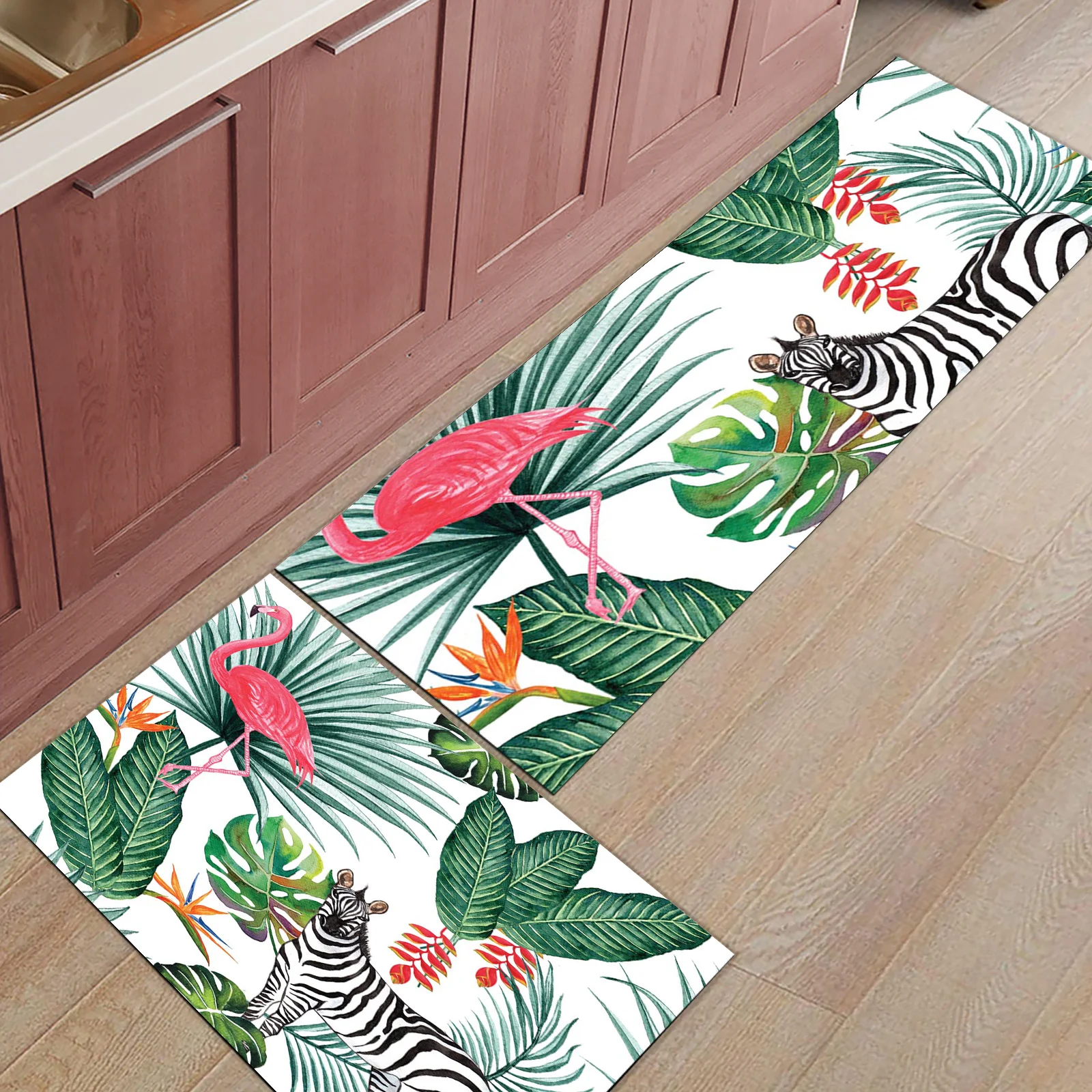 Зебра фламинго тропический коврик в джунглях для гостиной ковер напольные ковры