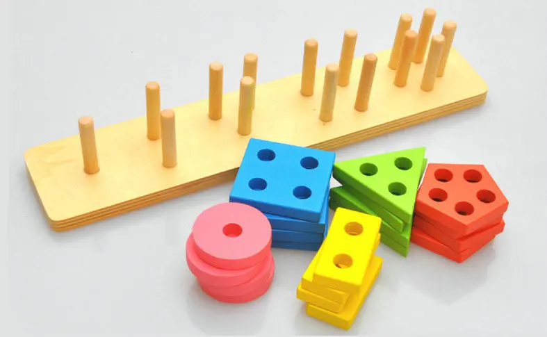 Необычные Игрушки для раннего детства Геометрическая доска интеллекта