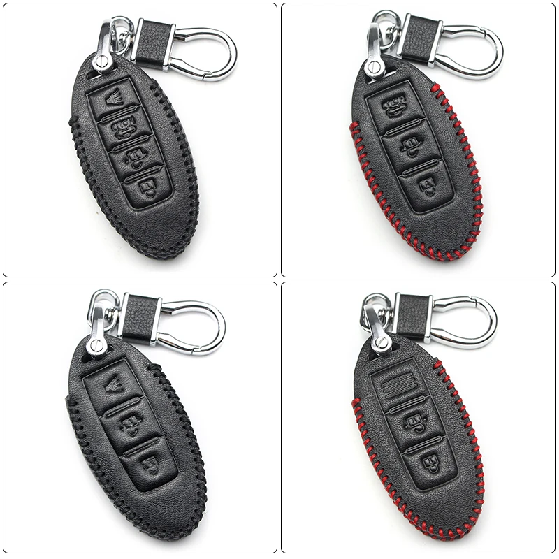 Car key case for cars leather remote key for Nissan Note Micra k12 x trail t31 t32 Qashqai Teana j32 j10 patrol y62 Tiida Murano