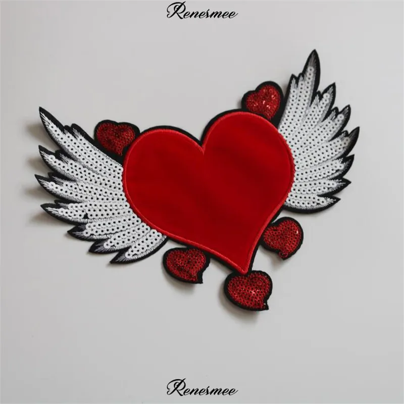1 шт. новые блестки красные наклейки в романтическом стиле украшение для пальто