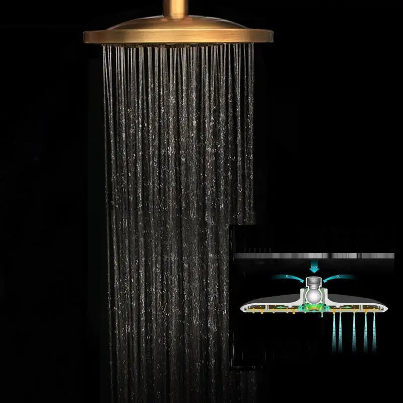 Choveiro Piscina Doccia Preto Ducha Colonne De Dusche Douchette Douche Do Banheiro Chuveiro Eletrico Душевая система для
