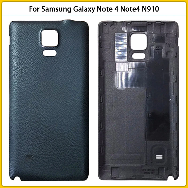 Новинка для Samsung Galaxy Note 4 N910 N910F N910V Пластиковая Крышка батарейного отсека задняя