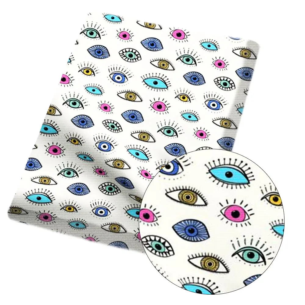 IBOWS полиэфир хлопчатобумажной ткани с мультипликацией из кусков рисунком ткань