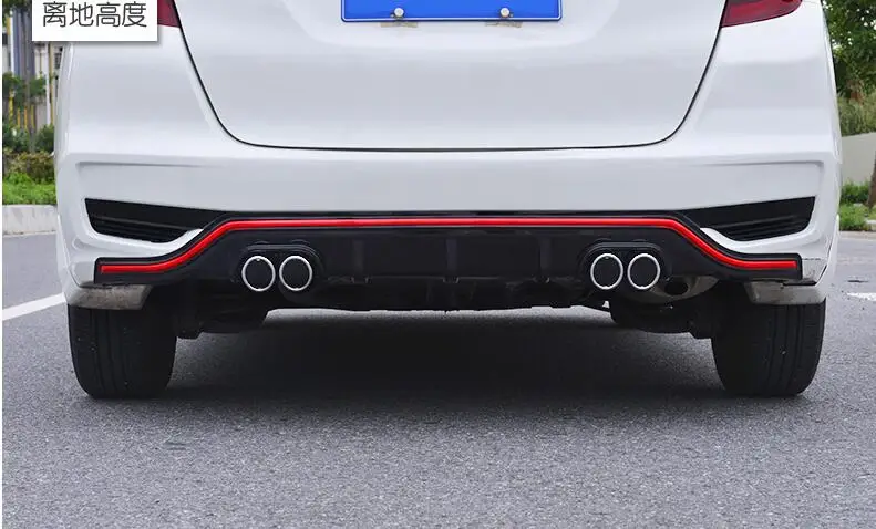 Для Honda fit Jazz Body kit спойлер 2018 2019 для 4CK ABS задний передний бампер диффузор защитные
