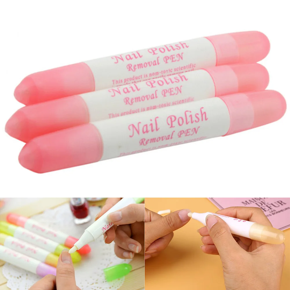 

1 Pcs Nail Gel Polish Removal Pen Remover Corrector Cleaner Portable Manicure Tool EY669