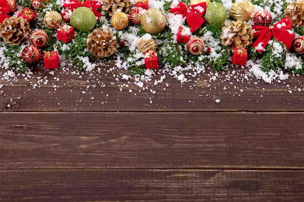 

SHENGYONGBAO Vinyl Custom Photography Backdrops Prop Wood Planks Christmas Day theme Photo Studio Background FG19607-912930