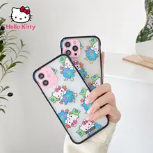Hello Kitty case for iPhone 6S/7/8P/X/XR/XS/XSMAX/11/12Pro/12mini Phone Soft Case Blu-ray Case Cover