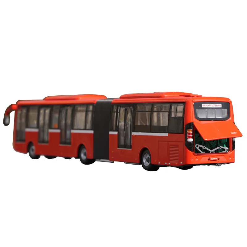 

1/64 оригинальный Шанхай Shenwo автобус BRT VOL шарнирный автобус литейная модель автомобиля коллекция детских игрушек