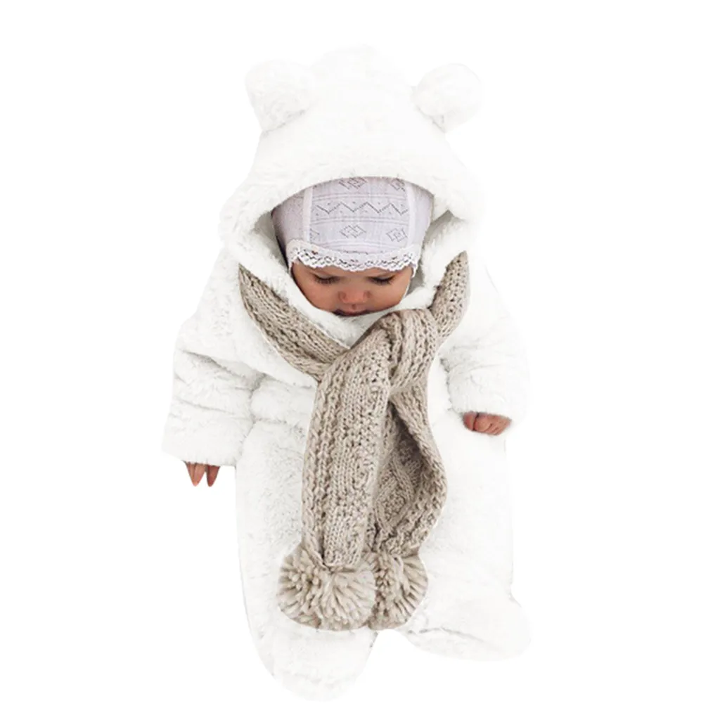 Комбинезон для новорожденных мальчиков; Roupa; Одежда для новорожденных девочек; зимние комбинезоны с медвежьими ушками; флисовые теплые детские комбинезоны; костюм с длинными рукавами;#20