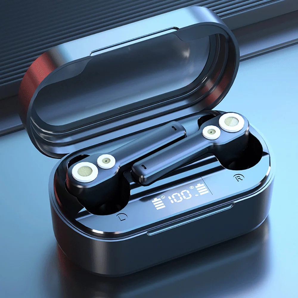TWS Bluetooth наушники D18 беспроводные 5 0 с четырьмя динамиками HiFi стерео спортивные