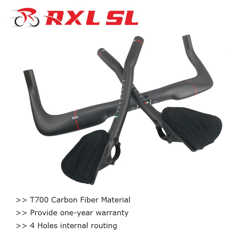 Руль Bullhorn RXL SL для триатлона TT Bar 31 8 мм UD матовый 380/400/420/440/460 Дорожный