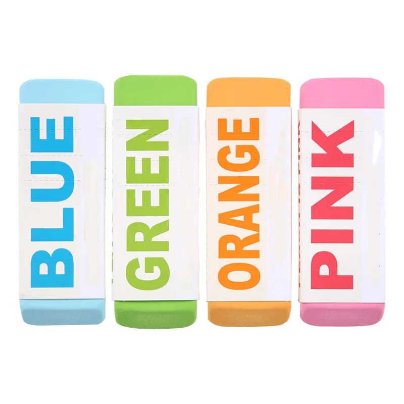 Резиновый ластик цветной Супер огромный для школы и офиса принадлежности