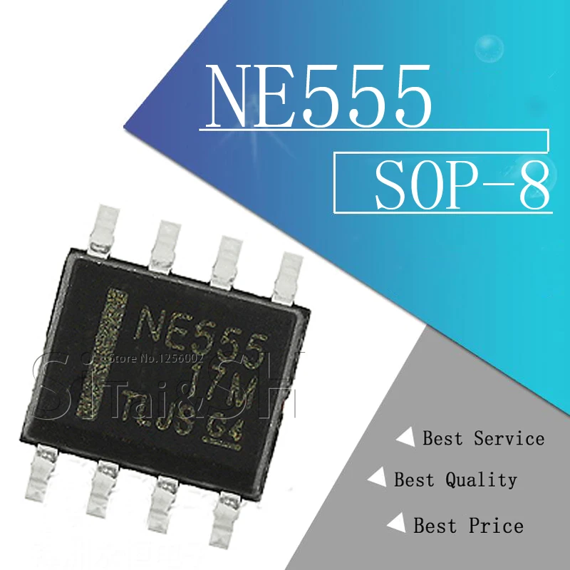50 шт./лот NE555 NE555N 555 SMD чип SOP-8 новый оригинальный | Электронные компоненты и