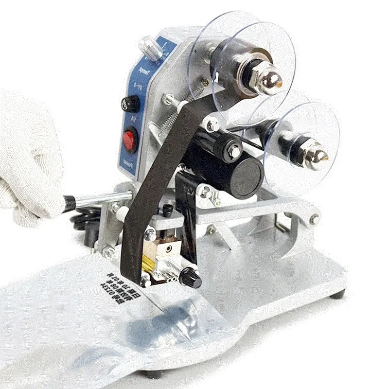 DY 8 ручная Горячая Фольга штамп кодер даты лента этикеток для принтера