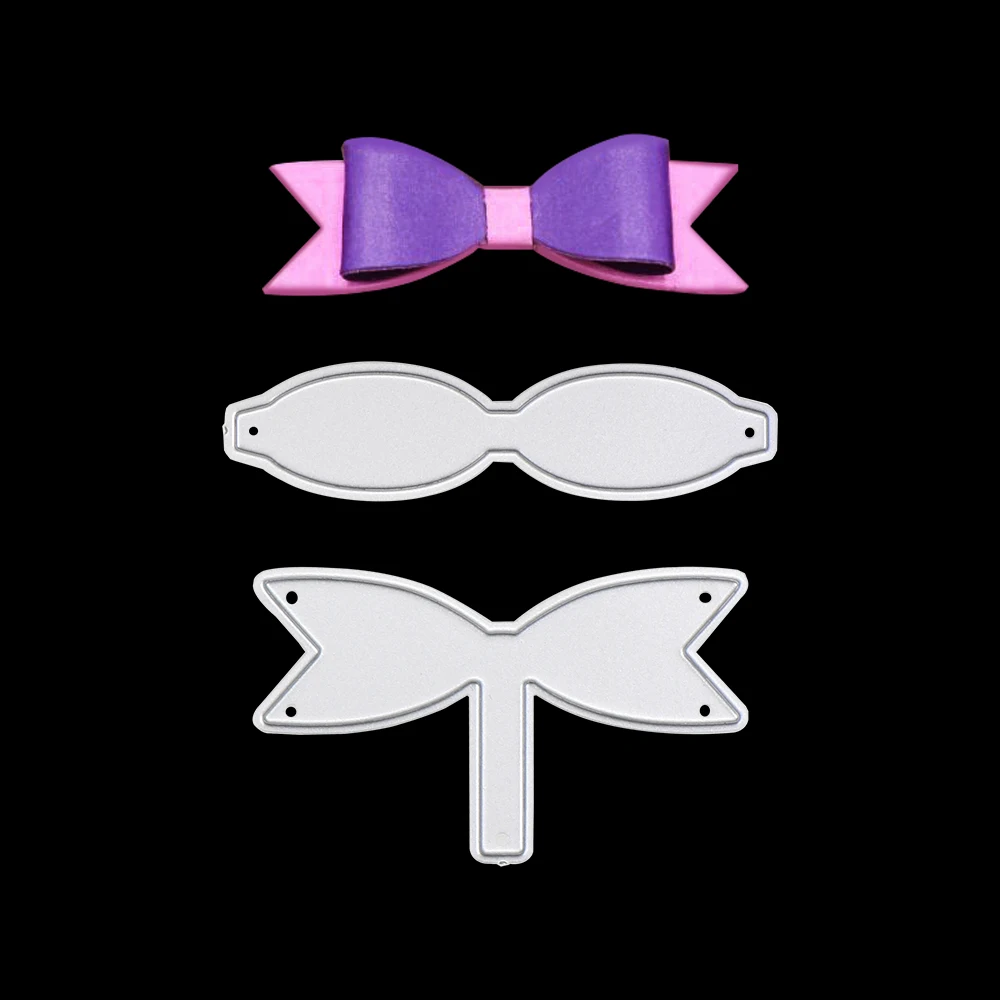 HOOMIN украшения для открыток тиснение папка резка 6 шт./лот бант луки режущий