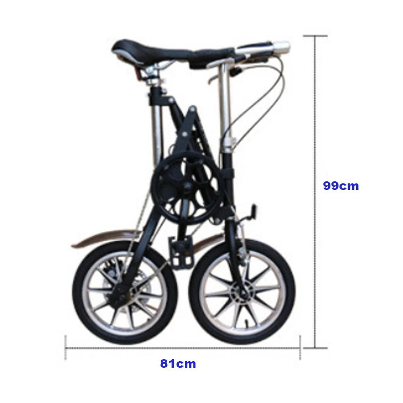 

16inch folding bicycle Aluminum bike 7-speed and single-speed bicycle A light folding bicycle that can be pushed around at will