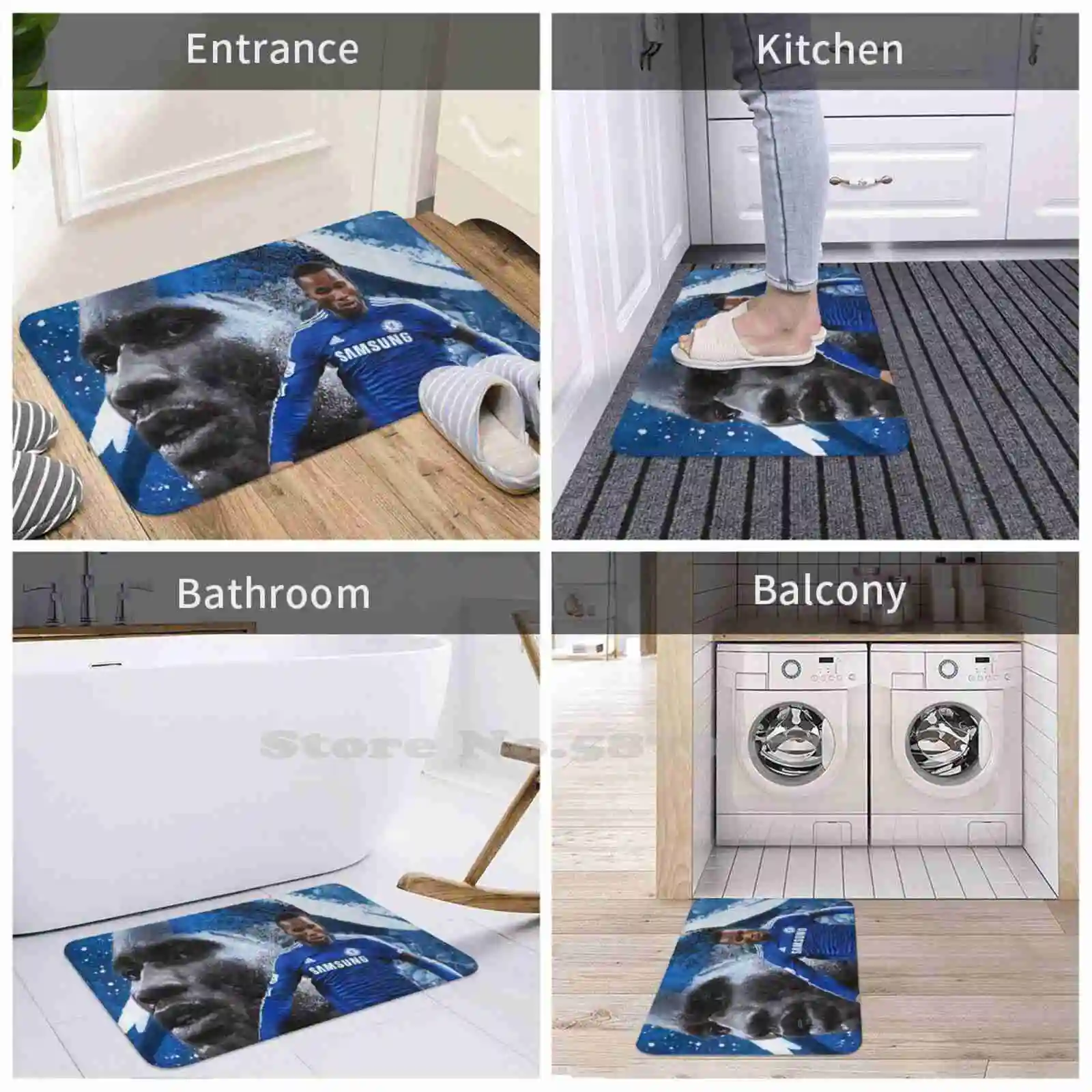 Обои для Арт-иллюстраций мягкая подушка домашний Коврик двери