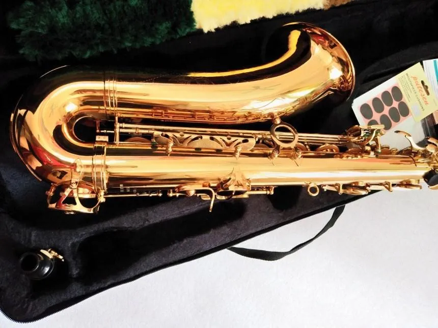KALUO LIN Best quality Tenor Saxophone High Quality Bb Lacquer gold Brass playing professionally paragraph Music | Спорт и