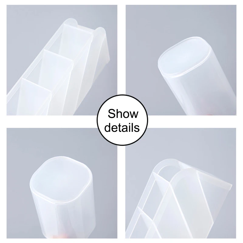 Пластиковая настольная подставка для ручек хранения косая вставка органайзер