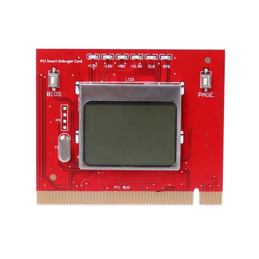 ПК ЖК-дисплей Pci Компьютерный Анализатор материнская плата диагностический