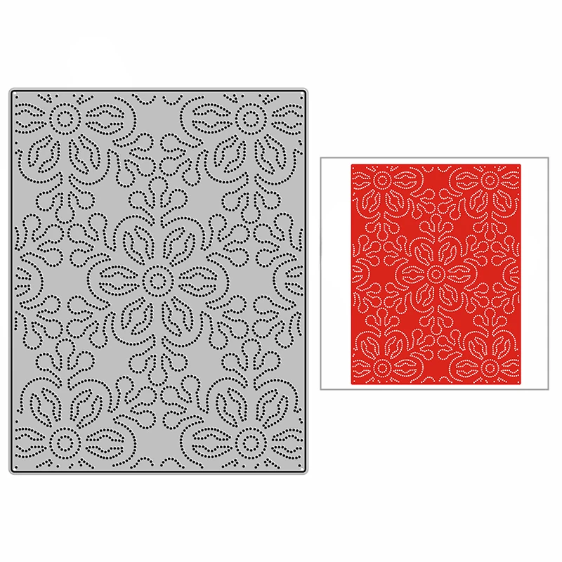 

Новинка 2021, фоновая панель с пятнистыми цветами и снежинками, металлические Вырубные штампы для рукоделия, открытки и скрапбукинга, набор б...