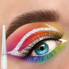 Подводка для глаз матовая блестящая водостойкая с блестками, 16 цветов