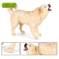 2021 simulation poultry animal plastic action model white pet dog figures collection educational toy for children ornaments gift