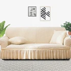 23 цвета Высокое качество Seersucker Диван Крышка для гостиной диван юбка Анти-пыль уникальный мягкий чехол для дивана диван крышка