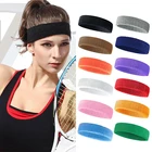 1 шт. Для Женщин Йога джогонг повязка на голову из стрейчевого эластичного материала для мужчин напульсники спортивная повязка на голову на открытом воздухе Фитнес голову спортивный защитный Шестерни