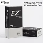 EZ Revolution картриджи иглы круглый вкладыш (RL) Средний конус 3,5 мм для тату и перманентного макияжа роторные машины