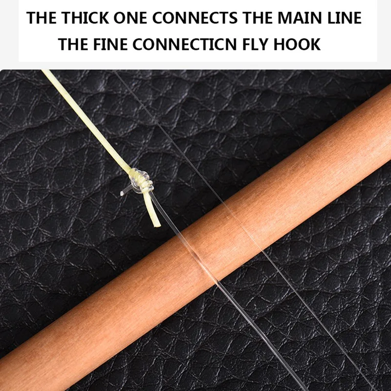 Нейлоновая прозрачная рыболовная леска высокого качества 9 футов 0X-6X коническая