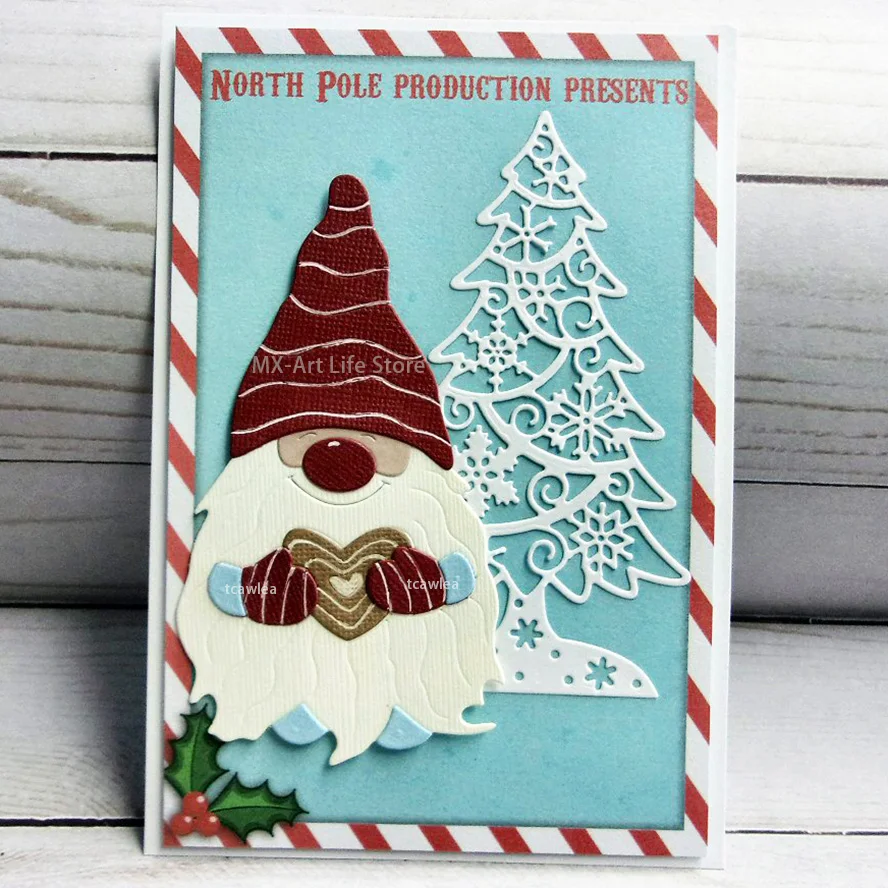 Новые металлические Вырубные штампы в виде рождественской елки вырубные