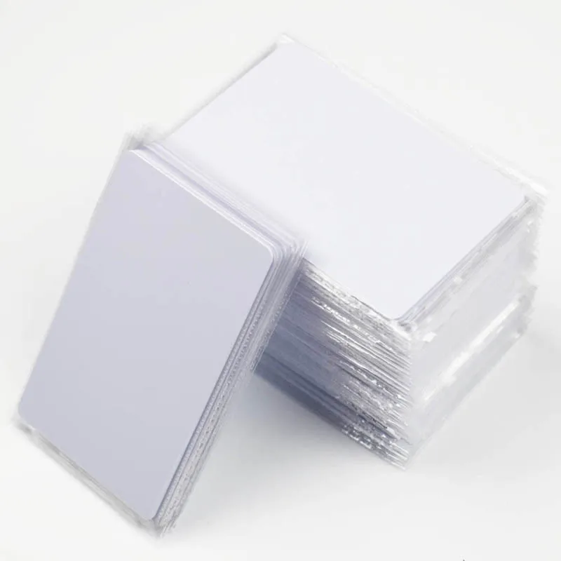 

500pcs/lot 13.56mhz Inkjet Printable PVC card Fudan nfc 1K S50 chip for Epson printer, Canon printer