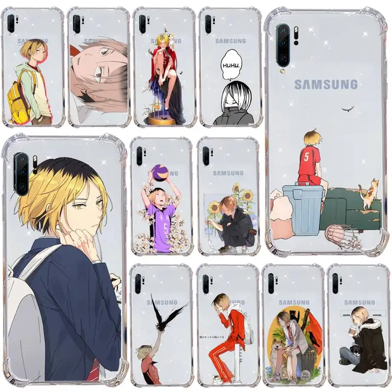

Kenma Kozume of Haikyuu Phone Case Transparent for Samsung s9 s10 s20 Huawei honor P20 P30 P40 xiaomi note mi 8 9 pro lite plus