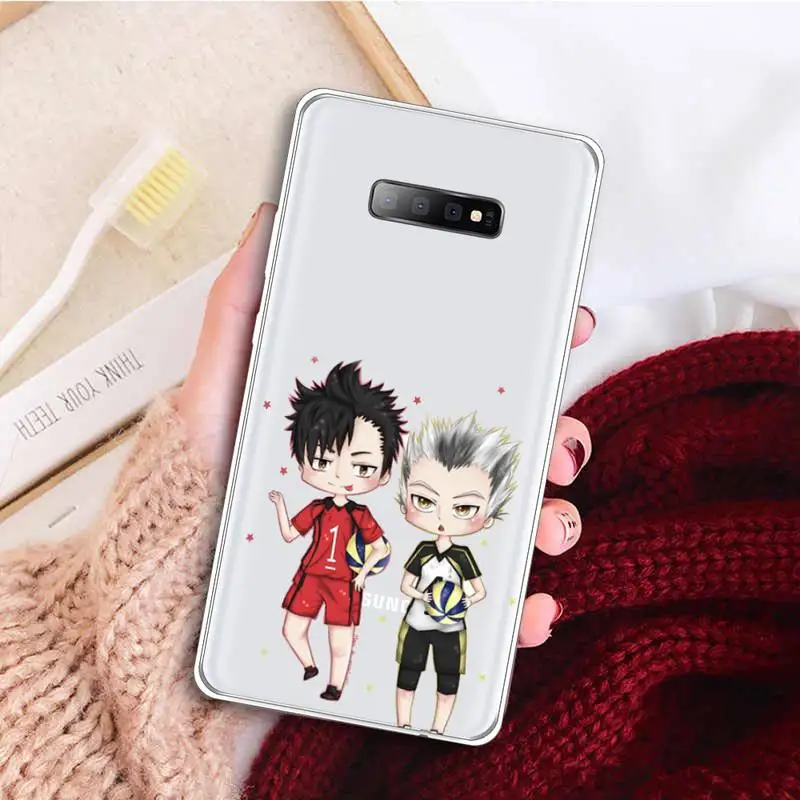 

Cartoon anime girl Naruto Phone Case Transparent for samsung A 21s 50 51 71 S 8 9 20 20fe note 10 20 ultra plus