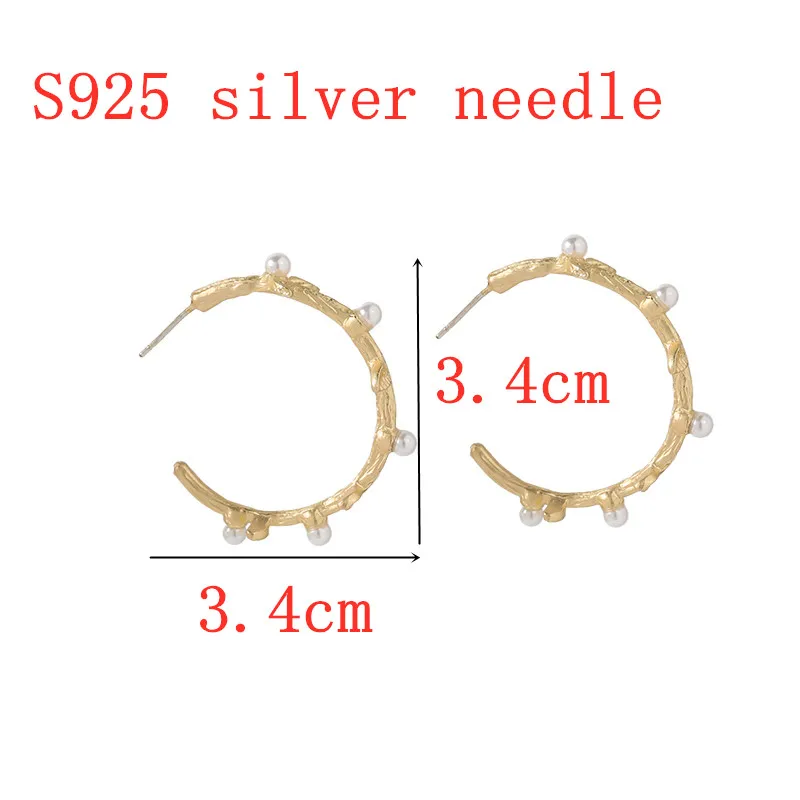 Женские круглые серьги-кольца 28 мм золотого цвета миниатюрные серьги в форме