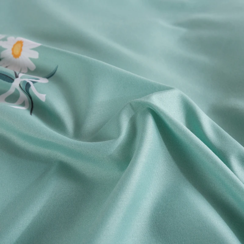 

Daisy Duvet Cover 3pcs Quilt Cover Pillowcases Floral Bedding Set for Girls Queen Size Comforter Cover Single Double Bedclothes