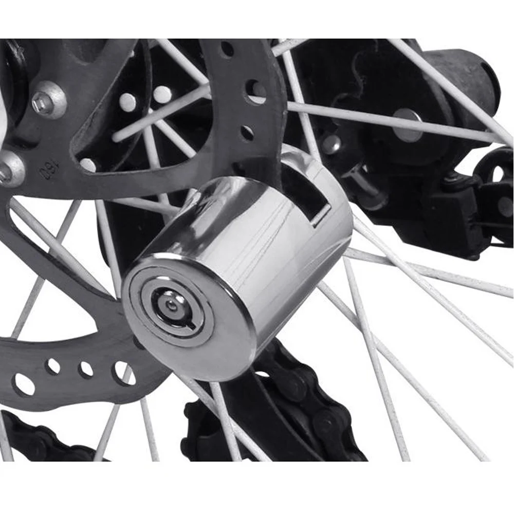 

Anti-Theft Disc Brake Lock Stainless Steel Motorcycle Security Brake Lock System Waterproof Bicycle Electric Mountain Bike Locks