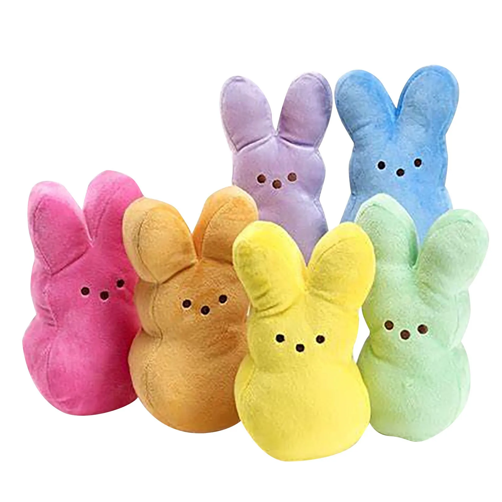 

2021 new plush toy cute creative plush toy creative novel mini plush bunny toy child bunny stuffed gift plush doll