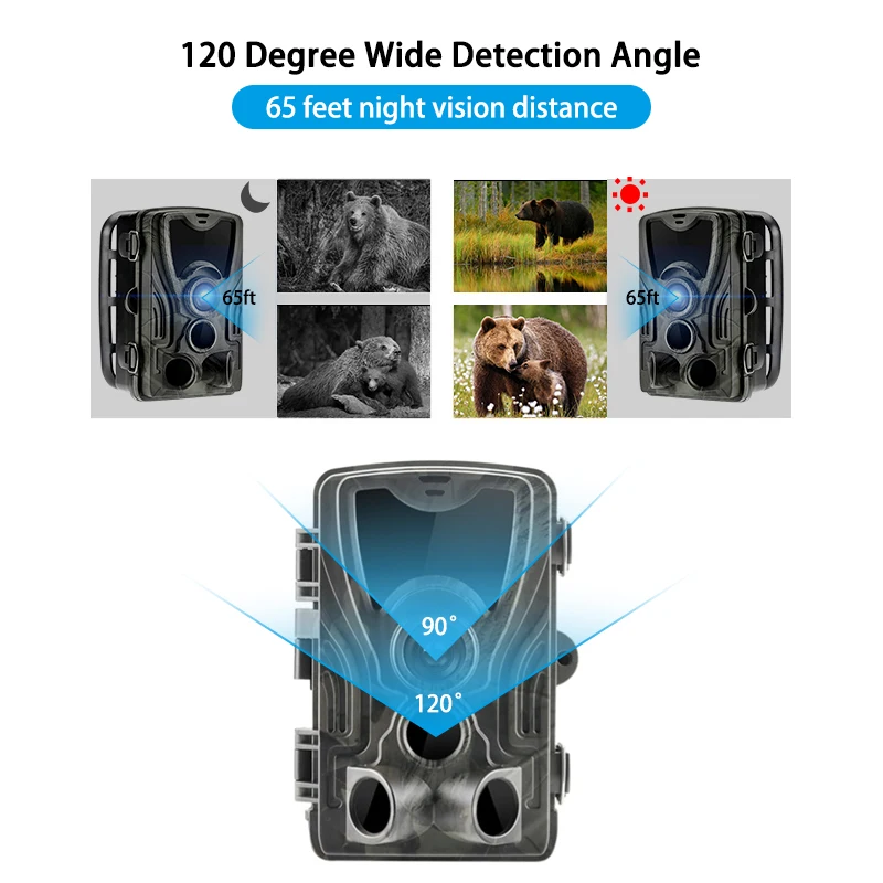 HC-801A Trail camera s 0,3 s время запуска ночная версия фото ловушка 16MP 1080P IP65 Дикая Охота камера камеры наблюдения Новые