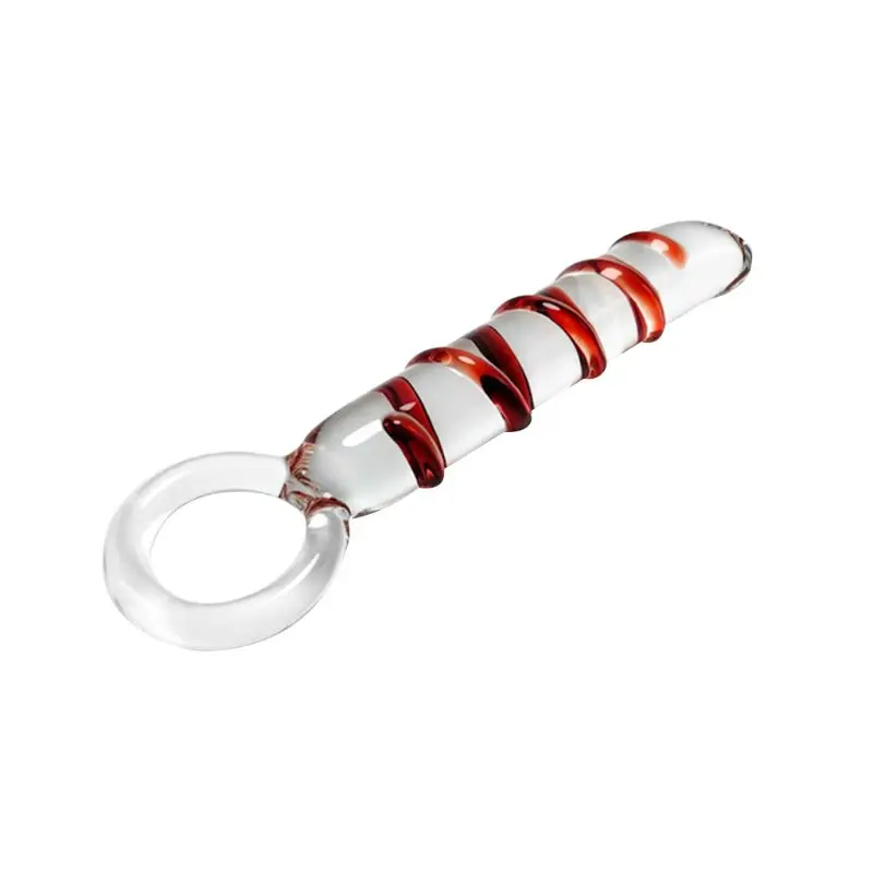 Pyrex стекло фаллоимитатор искусственный пенис Кристалл Анальный бусины Анальная